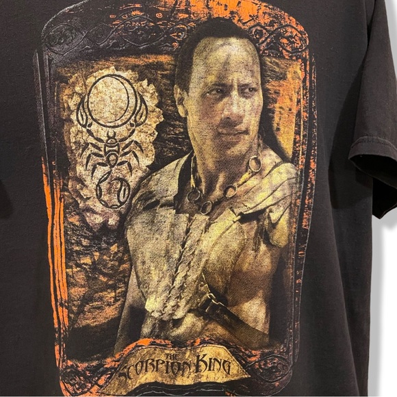 Vintage 2002 The Scorpion King Movie Promo T-Shirt - Picture 2 of 3